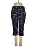 St. John's Bay Print Blue Casual Pants Size 2 - photo 1