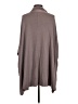 bryn WALKER Brown Gray Poncho Size S - photo 2
