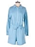 Unbranded Solid Blue Romper Size S - photo 1