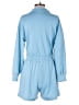 Unbranded Solid Blue Romper Size S - photo 2