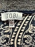 TOBI Paisley Black Blue Romper Size M - photo 4