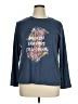 Shein Blue Long Sleeve T-Shirt Size XL - photo 1
