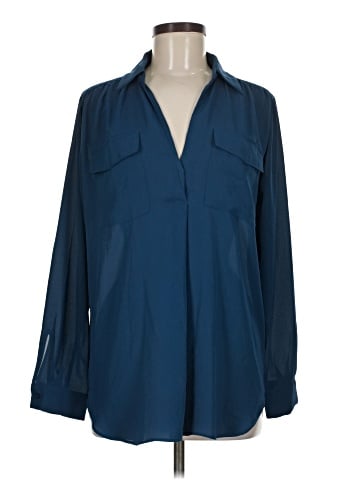 Ann Taylor Long Sleeve Blouse (view 1)