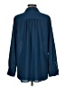 Ann Taylor 100% Polyester Blue Long Sleeve Blouse Size M - photo 2