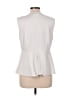 BCBGMAXAZRIA Ivory Sleeveless Blouse Size L - photo 2