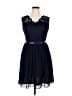 Assorted Brands Solid Blue Cocktail Dress Size XL - photo 1