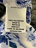 Elle 100% Polyester Blue Sleeveless Blouse Size M - photo 8