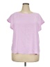 Ann Taylor 100% Polyester Pink Short Sleeve Top Size XXL - photo 1