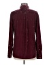 J.Crew Burgundy Long Sleeve Blouse Size 8 - photo 2