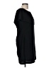 Charles Henry Solid Black Cocktail Dress Size M - photo 4