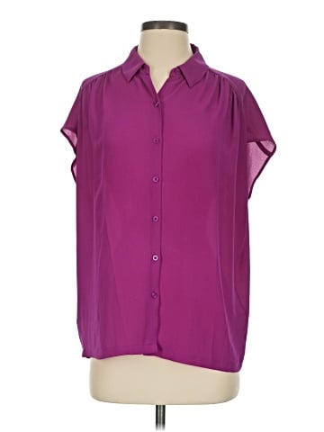 Ann Taylor LOFT Short Sleeve Blouse (view 1)