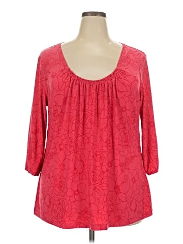 Daisy Fuentes 3/4 Sleeve Blouse (view 1)