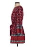 Ann Taylor LOFT Paisley Red Casual Dress Size XS (petite) - photo 5
