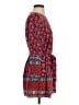 Ann Taylor LOFT Paisley Red Casual Dress Size XS (petite) - photo 4