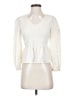 Old Navy 100% Polyester Ivory 3/4 Sleeve Blouse Size S - photo 1