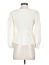 Old Navy 100% Polyester Ivory 3/4 Sleeve Blouse Size S - photo 2