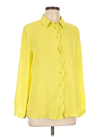 NY Collection Long Sleeve Blouse (view 1)