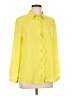 NY Collection 100% Polyester Yellow Long Sleeve Blouse Size L - photo 1