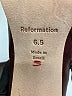 Reformation 100% Leather Solid Burgundy Ankle Boots Size 6 1/2 - photo 3