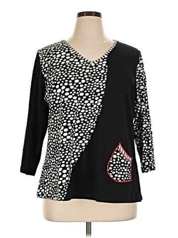 Parsley & Sage 3/4 Sleeve Top (view 1)