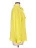 NY Collection 100% Polyester Yellow Long Sleeve Blouse Size L - photo 4