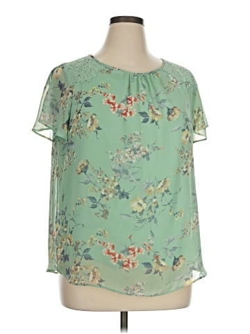 Apt. 9 Short Sleeve Blouse (view 1)