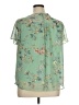 Apt. 9 100% Polyester Green Short Sleeve Blouse Size XL - photo 2