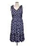 MICHAEL Michael Kors Argyle Blue Casual Dress Size 1X - photo 1