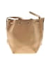 J.Crew 100% Leather Solid Teal Tan Leather Bucket Bag One size - photo 3