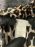 H&M Animal Print Brown Long Sleeve Blouse Size L - photo 7