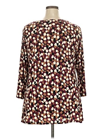 AK Anne Klein 3/4 Sleeve Blouse (view 2)