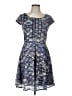 Xhilaration Paisley Blue Cocktail Dress Size L - photo 1