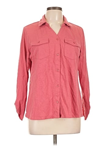 Croft & Barrow 3/4 Sleeve Button-Down Shirt (view 1)