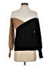 Laundry by Shelli Segal Color Block Brown Pullover Sweater Size XS - photo 1