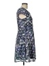Xhilaration Paisley Blue Cocktail Dress Size L - photo 4