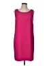 David Warren 100% Polyester Solid Pink Casual Dress Size 10 - photo 1