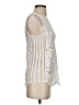Capri Ivory Sleeveless Blouse Size S - photo 4