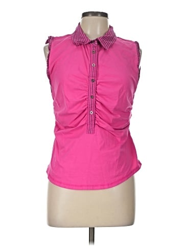 Pilcro Sleeveless Button-Down Shirt (view 1)