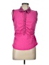 Pilcro Pink Sleeveless Button-Down Shirt Size L - photo 1