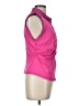 Pilcro Pink Sleeveless Button-Down Shirt Size L - photo 4