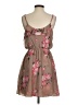 Guess 100% Polyester Floral Brown Casual Dress Size S - photo 2