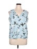 Nordstrom Blue Sleeveless Blouse Size XL - photo 1