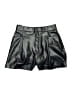 Zara Metallic Black Shorts Size S - photo 1