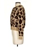 Zara 100% Polyamide Animal Print Brown Tan Cardigan Size S - photo 5