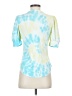 Chaser Tie-dye Blue Short Sleeve Henley Size S - photo 2