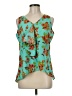 metaphor 100% Polyester Teal Sleeveless Blouse Size M - photo 1