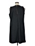 Calvin Klein Solid Black Casual Dress Size 14 - photo 2