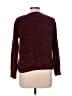 Pink Rose 100% Polyester Tweed Burgundy Pullover Sweater Size L - photo 2