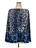 Susan Graver Blue Long Sleeve Blouse Size 2X - photo 1