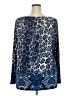 Susan Graver Blue Long Sleeve Blouse Size 2X - photo 2